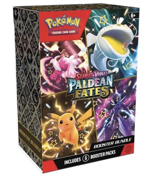 Pokemon TCG Scarlet & Violet Paldean Fates Booster 6pk Bundle - Sealed - supplier1