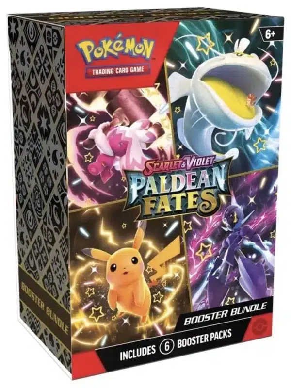 Pokemon TCG Scarlet & Violet Paldean Fates Booster 6pk Bundle - Sealed - supplier1