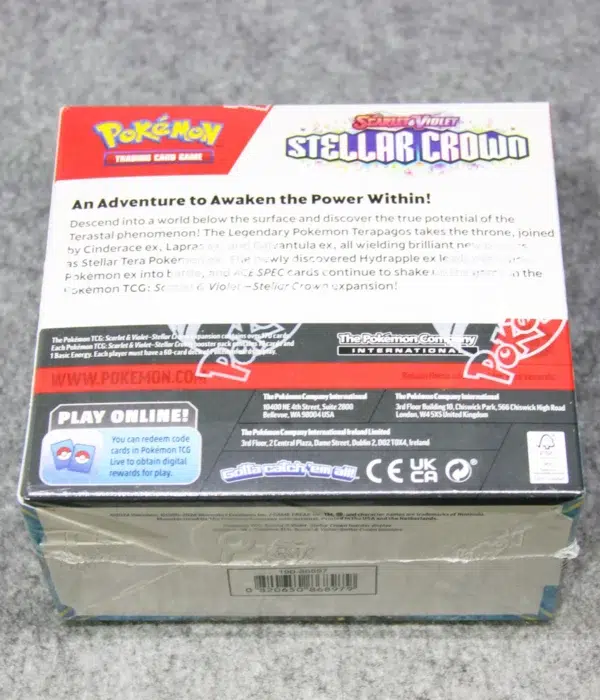 Pokemon TCG Scarlet & Violet Stellar Crown Booster Box - side