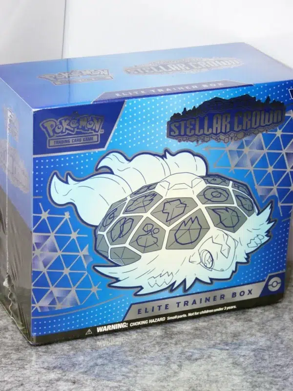 Pokemon TCG Scarlet & Violet Stellar Crown Elite Trainer Box - stand