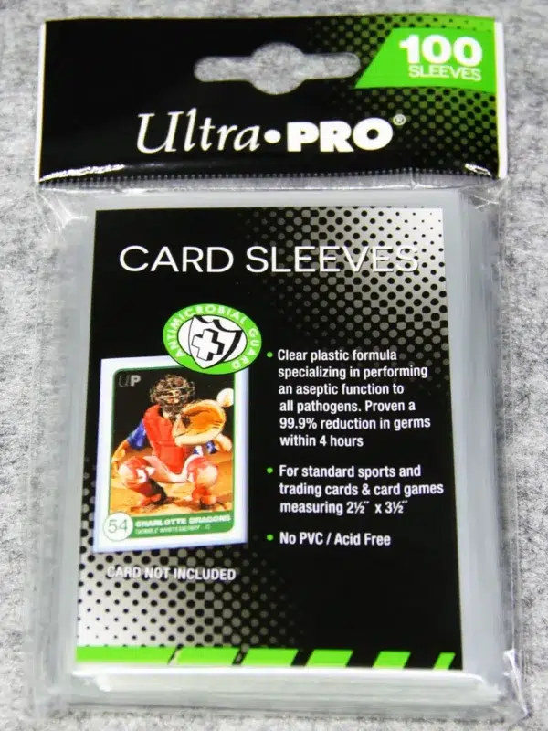 Ultra PRO Anti-Microbial Guard 100ct Card Sleeves - front