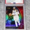 2017-18 Carmelo Anthony #97 Panini Select Concourse Maroon Prizm SN#38 PSA 9 MINT - front