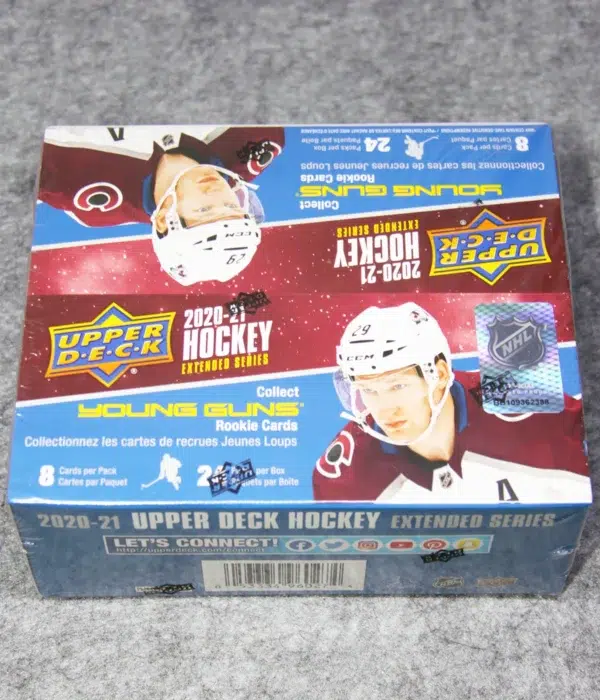 2020-21 Upper Deck Extended Series Hockey NHL Retail Box - front