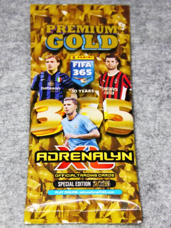 2024-25 Panini Adrenalyn XL FIFA 365 Premium Gold Blister Pack - front