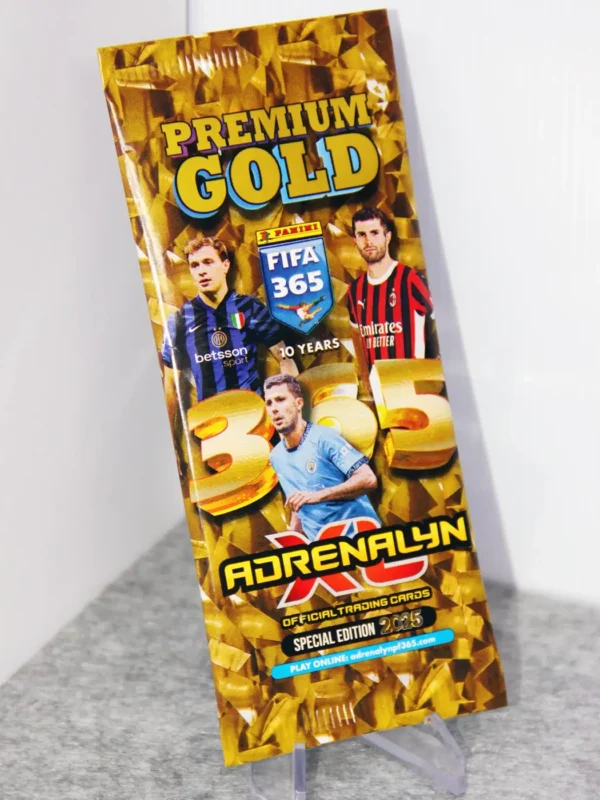 2024-25 Panini Adrenalyn XL FIFA 365 Premium Gold Blister Pack - stand