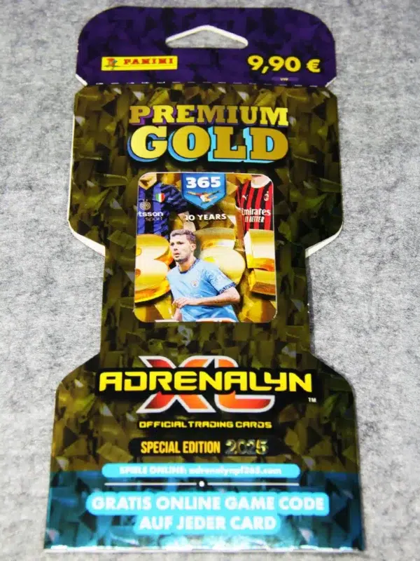 2024-25 Panini Adrenalyn XL FIFA 365 Premium Gold Blister Pack - wrapper