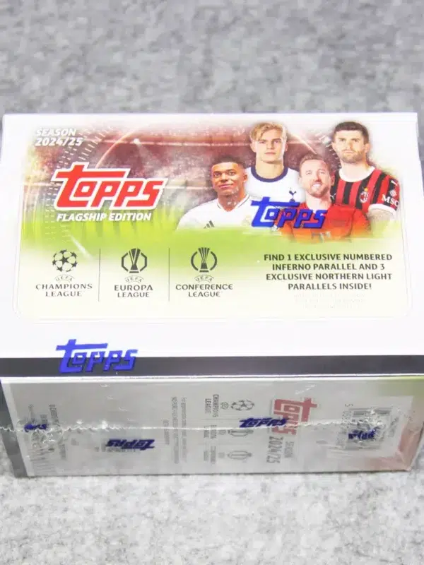 2024-25 Topps UEFA Club Competitions Flagship Edition Value Box - back