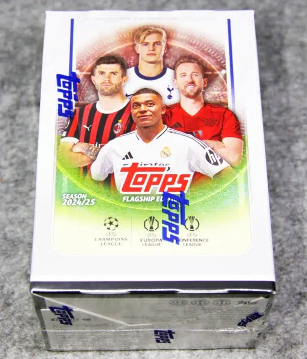 2024-25 Topps UEFA Club Competitions Flagship Edition Value Box - front