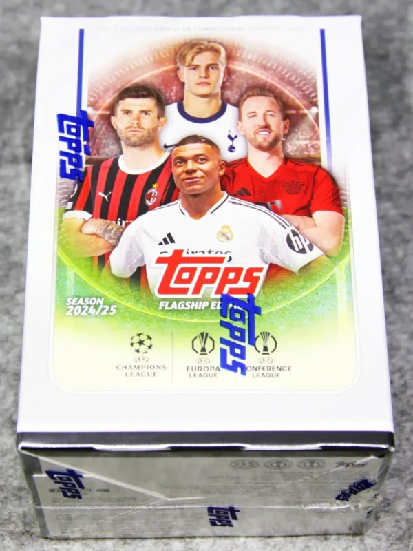 2024-25 Topps UEFA Club Competitions Flagship Edition Value Box - front