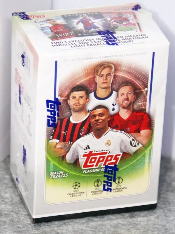 2024-25 Topps UEFA Club Competitions Flagship Edition Value Box - stand