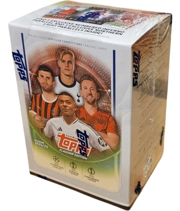2024-25 Topps UEFA Club Competitions Flagship Edition Value Box - supplier