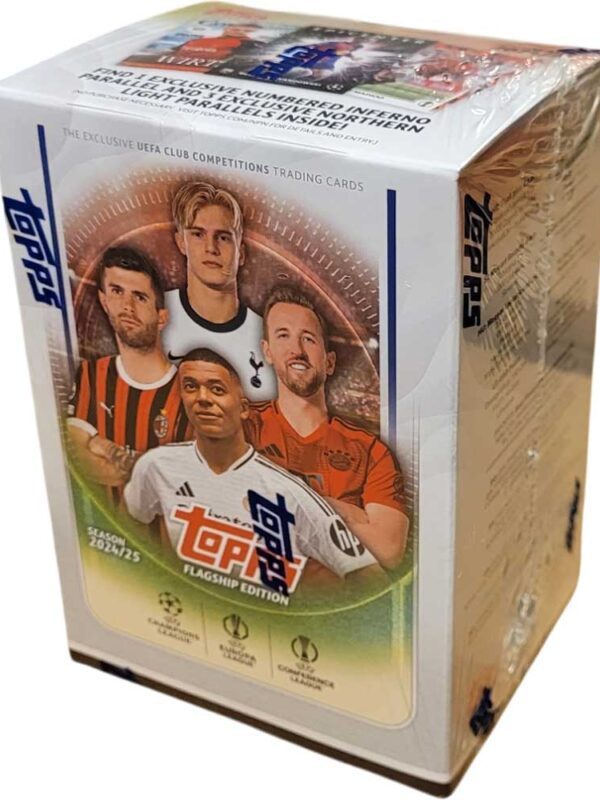 2024-25 Topps UEFA Club Competitions Flagship Edition Value Box - supplier