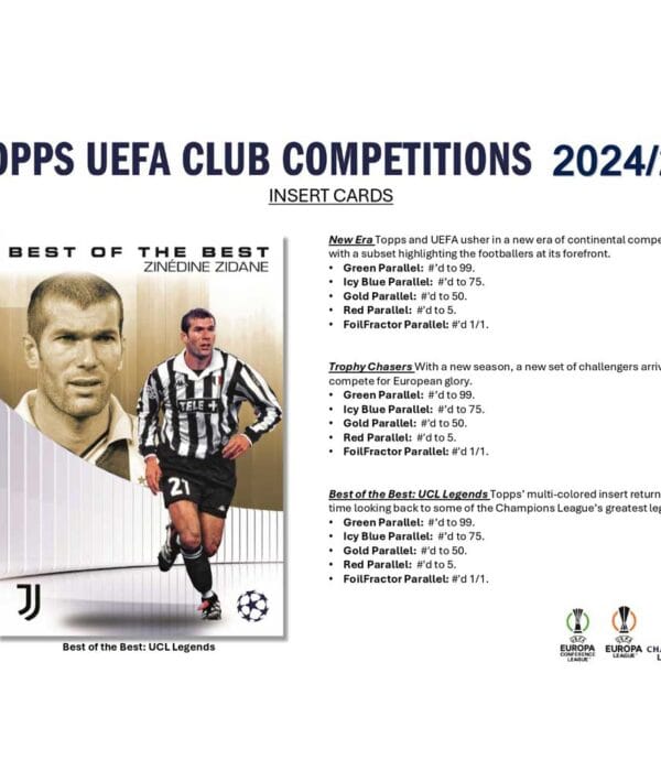2024-25 Topps UEFA Club Competitions Flagship Edition Value Box - supplier4