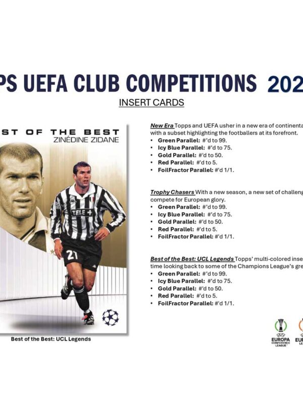 2024-25 Topps UEFA Club Competitions Flagship Edition Value Box - supplier4