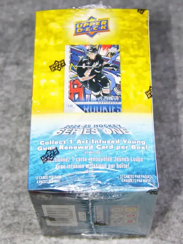 2024-25 Upper Deck Hockey Series 1 Mass Blaster Box - side
