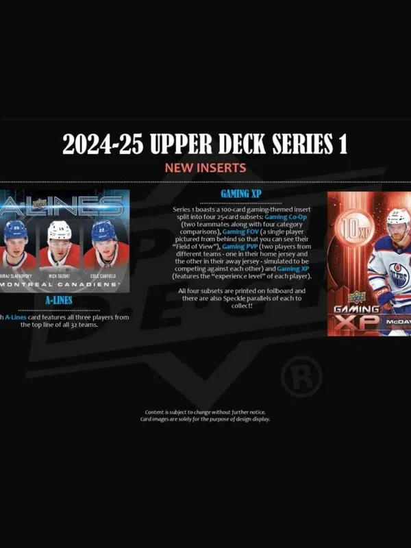 2024-25 Upper Deck Hockey Series 1 Mass Blaster Box - supplier2