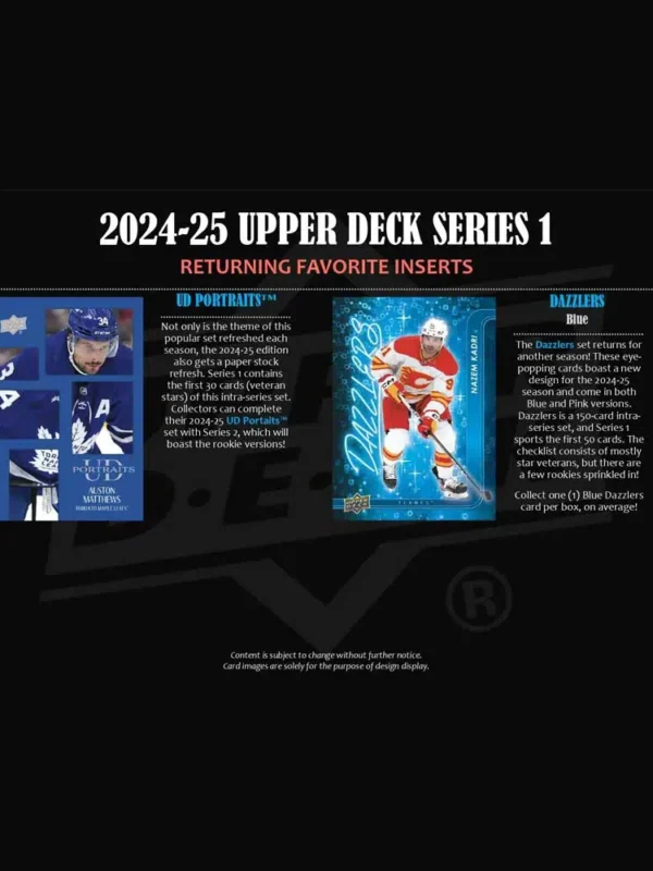 2024-25 Upper Deck Hockey Series 1 Mass Blaster Box - supplier5