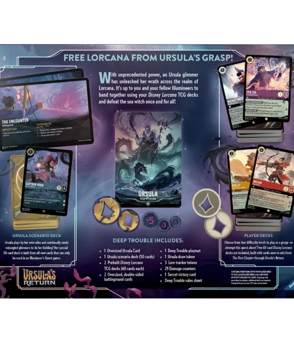 Disney Lorcana TCG Ursula's Return Illumineer's Quest Deep Trouble Gift Set - supplier1