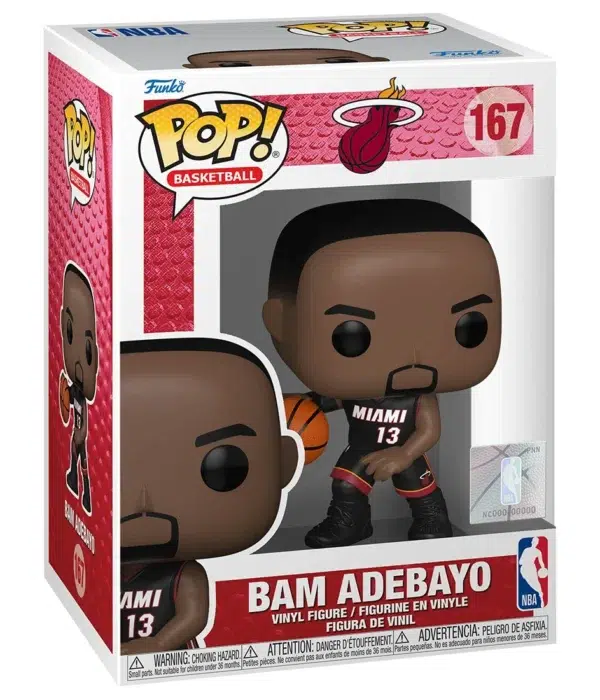 Funko POP! Bam Adebayo #167 NBA Basketball Miami Heat - box