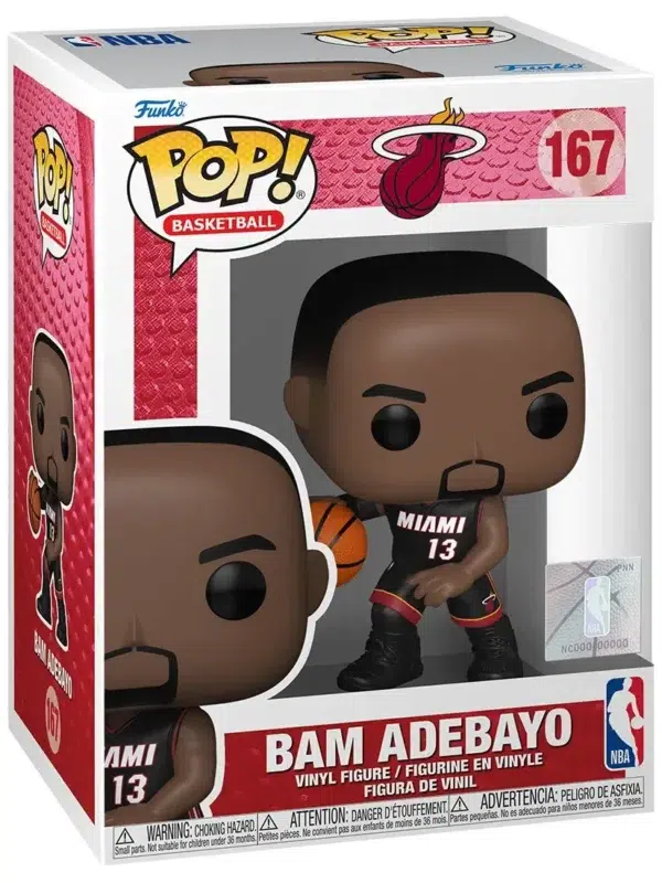 Funko POP! Bam Adebayo #167 NBA Basketball Miami Heat - box