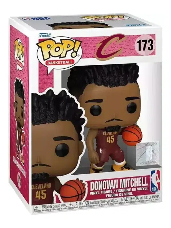 Funko POP! Donovan Mitchell #173 NBA Basketball Cleveland Cavaliers - box
