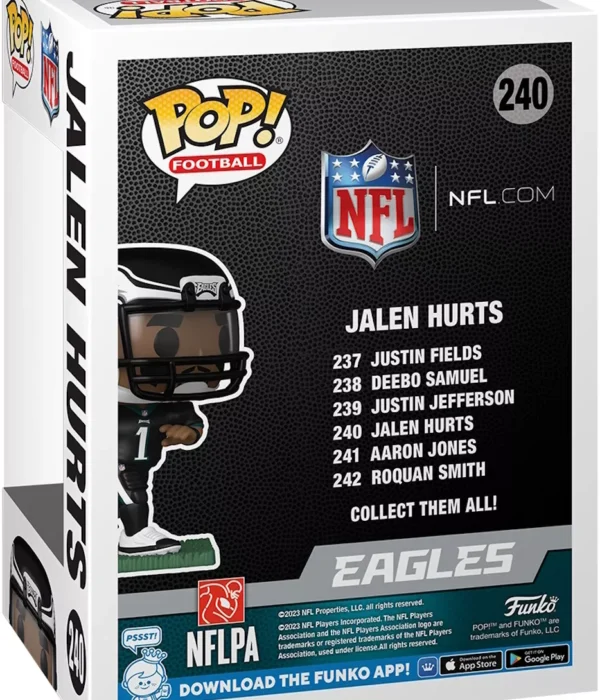 Funko POP! Jalen Hurts #240 NFL Football Philadelphia Eagles - back