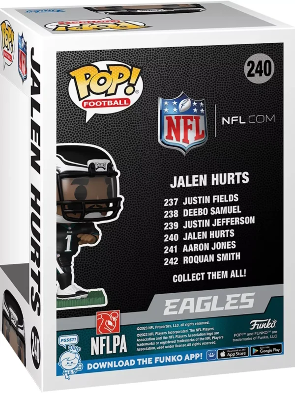 Funko POP! Jalen Hurts #240 NFL Football Philadelphia Eagles - back