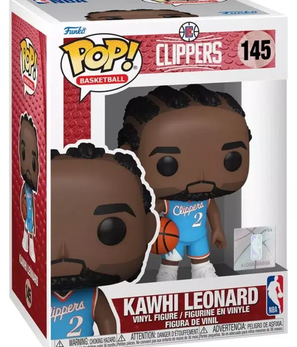 Funko POP! Kawhi Leonard #145 NBA Basketball Los Angeles Clippers - box