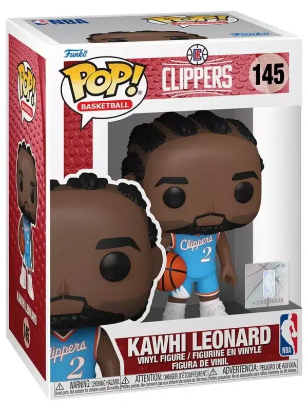 Funko POP! Kawhi Leonard #145 NBA Basketball Los Angeles Clippers - box