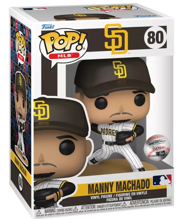Funko POP! Manny Machado #80 MLB Baseball San Diego Padres - box