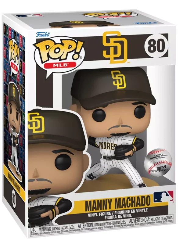 Funko POP! Manny Machado #80 MLB Baseball San Diego Padres - box