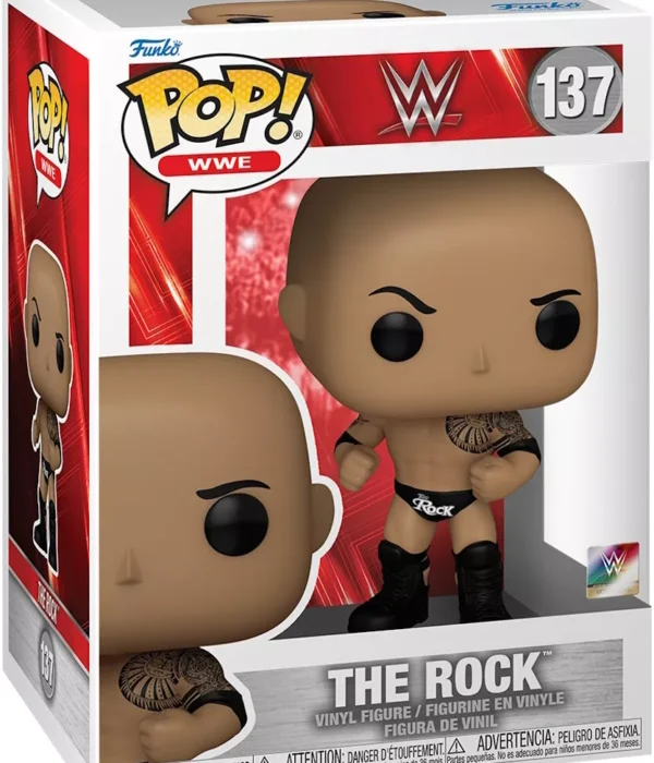 Funko POP! The Rock #137 WWE Wrestling - box