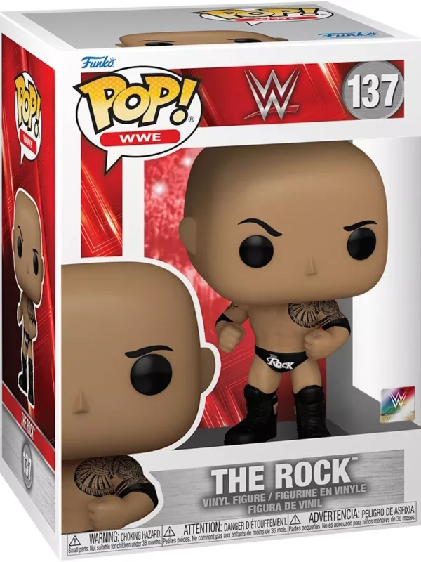 Funko POP! The Rock #137 WWE Wrestling - box
