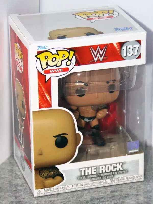 Funko POP! The Rock #137 WWE Wrestling - stand