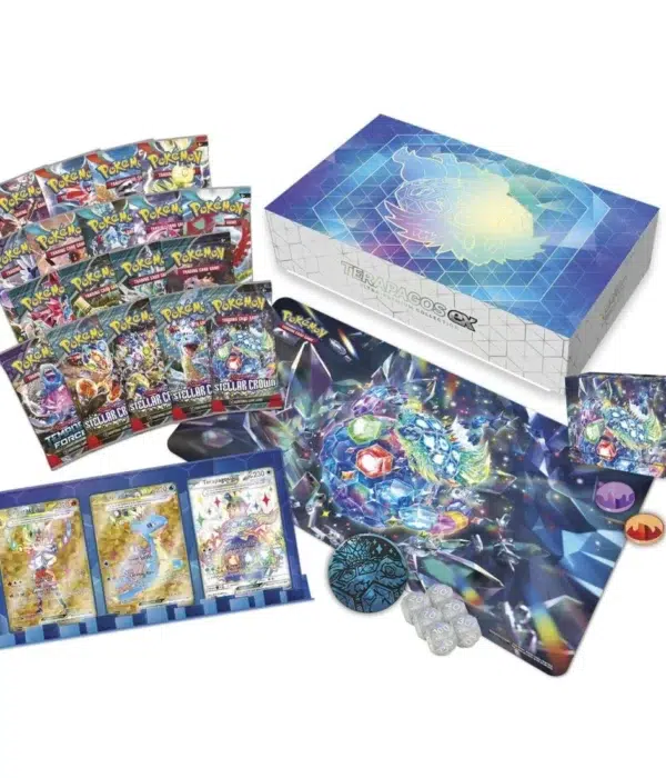 Pokémon TCG Terapagos EX Ultra Premium Collection Box - overview
