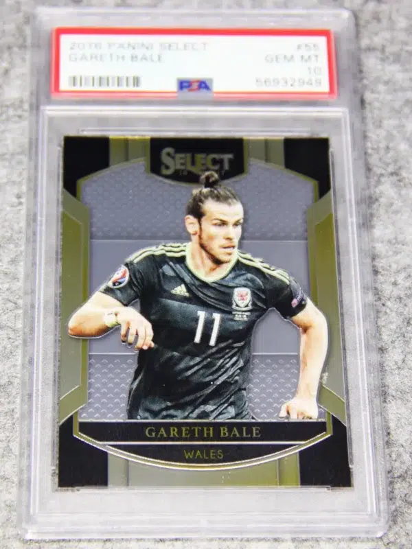 2016 Gareth Bale #55 Panini Select Terrace PSA 10 GEM MT - front