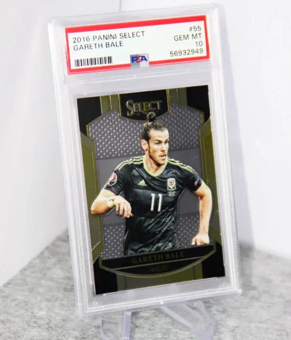 2016 Gareth Bale #55 Panini Select Terrace PSA 10 GEM MT - stand