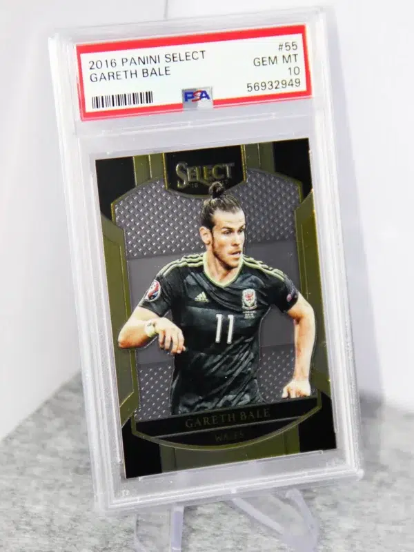 2016 Gareth Bale #55 Panini Select Terrace PSA 10 GEM MT - stand