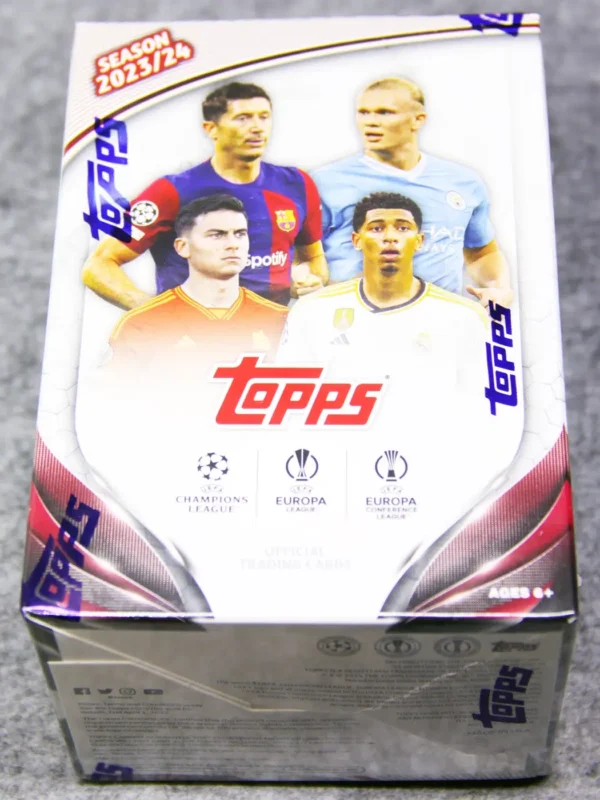 2023-24 Topps UEFA Club Competitions Value Box - front