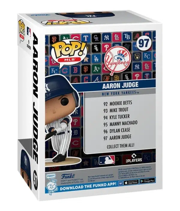 Funko POP! Aaron Judge #97 MLB Baseball New York Yankees - back