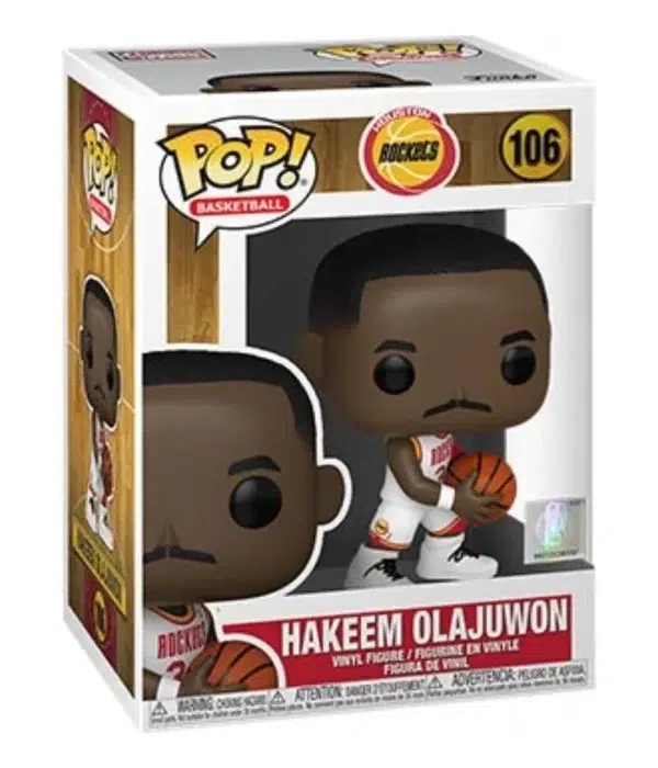 Funko POP! Hakeem Olajuwon #107 NBA Basketball Houston Rockets - box