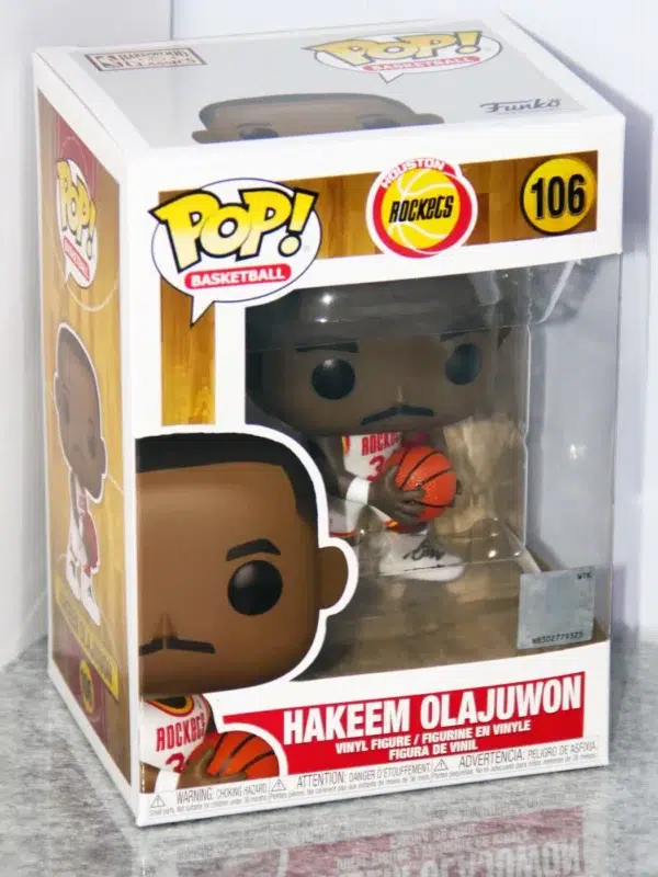 Funko POP! Hakeem Olajuwon #107 NBA Basketball Houston Rockets - stand