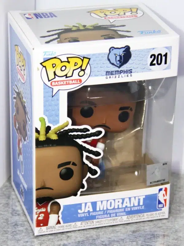 Funko POP! Ja Morant #201 NBA Basketball Memphis Grizzlies Special City Edition - stand