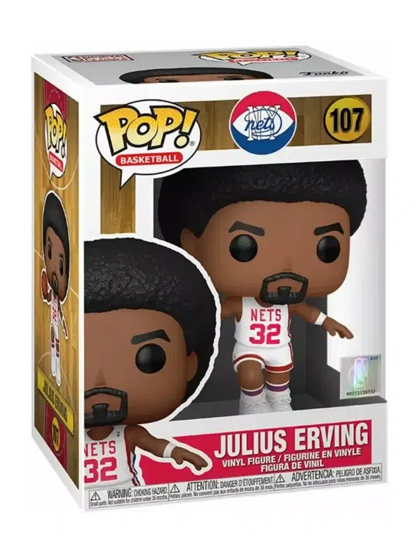 Funko POP! Julius Erving #107 NBA Basketball New York Nets - box