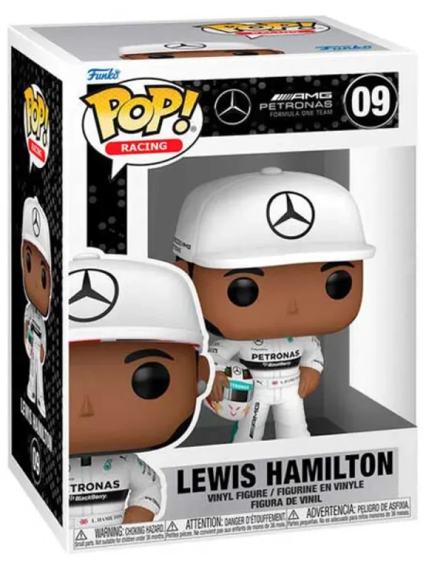 Funko POP! Lewis Hamilton #09 Formule 1 Racing Mercedes AMG Petronas - box