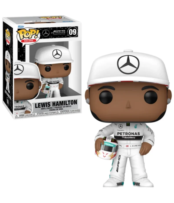 Funko POP! Lewis Hamilton #09 Formule 1 Racing Mercedes AMG Petronas - overview