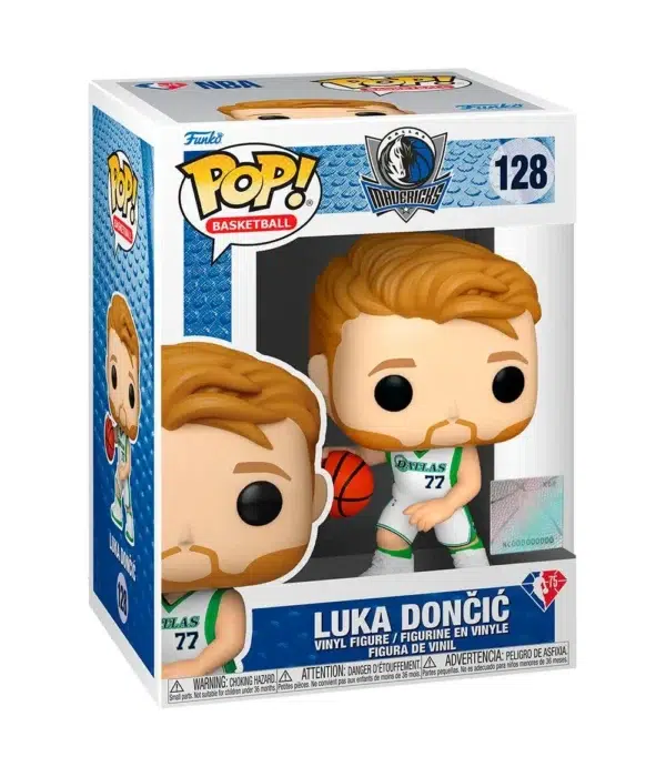 Funko POP! Luka Doncic #128 NBA Basketball Dallas Mavericks Special City Edition - box