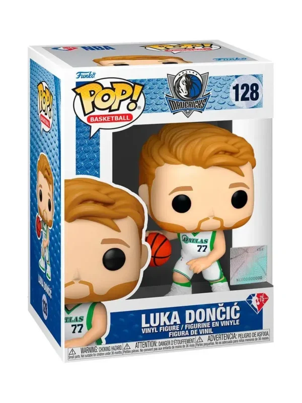 Funko POP! Luka Doncic #128 NBA Basketball Dallas Mavericks Special City Edition - box