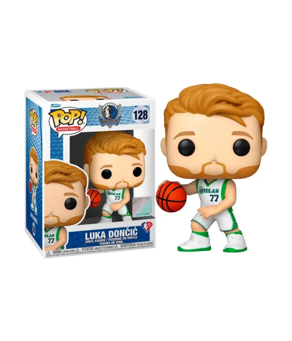 Funko POP! Luka Doncic #128 NBA Basketball Dallas Mavericks Special City Edition - overview