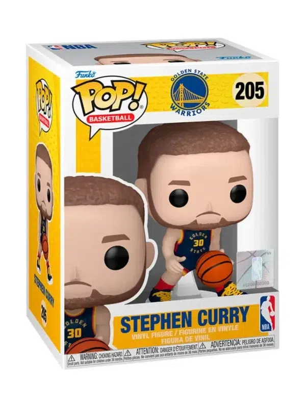 Funko POP! Stephen Curry #205 NBA Basketball Golden State Warriors - box